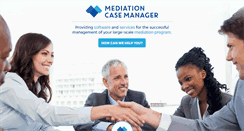 Desktop Screenshot of mediationcasemanager.com